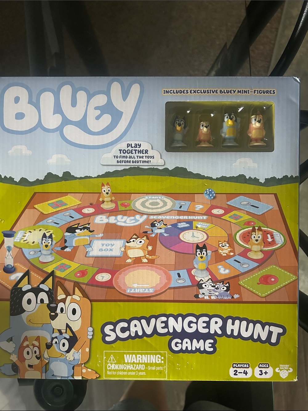 Bluey scavenger hunt board game NEW UNOPENED